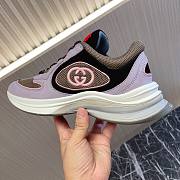 Fortok Gucci Purple Run Suede Sneakers - 6