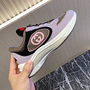 Fortok Gucci Purple Run Suede Sneakers - 5