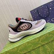 Fortok Gucci Purple Run Suede Sneakers - 3