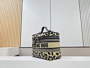 Fortok Dior Travel Convertible Vanity Case Mizza Embroidered Canva - 6