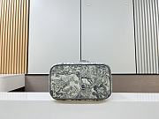Fortok Dior Oblique Classic Tiger Canvas Embroidery Vanity Case - 2