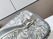 Fortok Dior Oblique Classic Tiger Canvas Embroidery Vanity Case - 4