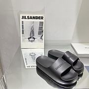 Fortok Balenciaga Chunky Rubber Sandals Black  - 4