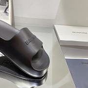 Fortok Balenciaga Chunky Rubber Sandals Black  - 5