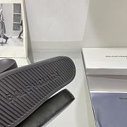 Fortok Balenciaga Chunky Rubber Sandals Black  - 6