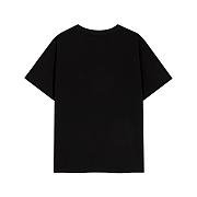 Fortok Dior Flowers Embroidered T-shirt Black/White - 6