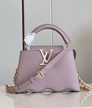 Fortok Louis Vuitton Capucines Mini Bag Light Pink 22x14x7.5cm - 1