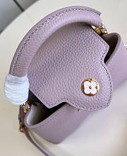 Fortok Louis Vuitton Capucines Mini Bag Light Pink 22x14x7.5cm - 4