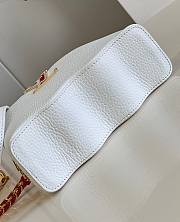 Fortok Louis Vuitton Capucines Mini Bag White 22x14x7.5cm - 2