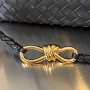  Fortok Bottega Veneta Small East West Andiamo Bag Black 29x18x10cm - 4