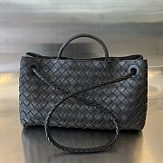  Fortok Bottega Veneta Small East West Andiamo Bag Black 29x18x10cm - 2