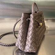 Fortok Bottega Veneta Small East West Andiamo Bag Taupe 29x18x10cm - 5