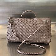 Fortok Bottega Veneta Small East West Andiamo Bag Taupe 29x18x10cm - 3
