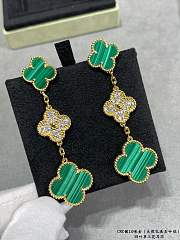 Fortok Van Cleef & Arpels Vintage Alhambra Earrings 3 Motifs - 6
