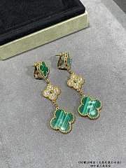 Fortok Van Cleef & Arpels Vintage Alhambra Earrings 3 Motifs - 3