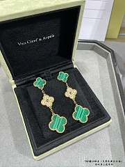 Fortok Van Cleef & Arpels Vintage Alhambra Earrings 3 Motifs - 2