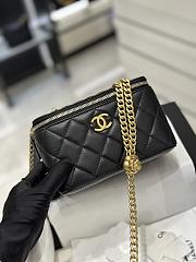 Fortok Chanel 23S Vanity Case Black 17cm - 1