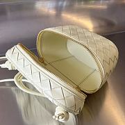 Fortok Bottega Veneta Mini Intrecciato Vanity Case Beige 18x12.5x8cm - 6