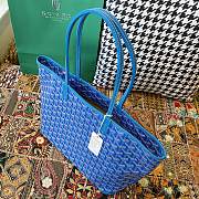 Fortok Goyard Artois Tote Bag Blue 30×14×25cm - 2