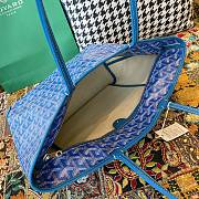 Fortok Goyard Artois Tote Bag Blue 30×14×25cm - 3
