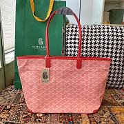Fortok Goyard Artois Tote Bag Pink 30×14×25cm - 1