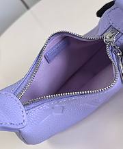 Fortok Louis Vuitton Mini Moon Bag Purple M82426 20.5x11x5cm - 6