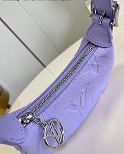 Fortok Louis Vuitton Mini Moon Bag Purple M82426 20.5x11x5cm - 5