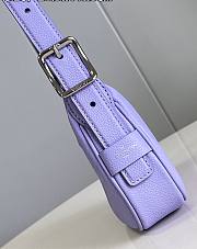 Fortok Louis Vuitton Mini Moon Bag Purple M82426 20.5x11x5cm - 3