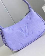 Fortok Louis Vuitton Mini Moon Bag Purple M82426 20.5x11x5cm - 2
