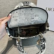 Fortok Dior Lady Bag Toile de Jouy Embroidery 20cm - 5