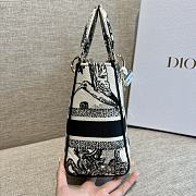 Fortok Dior Lady Bag Toile de Jouy Embroidery 20cm - 6