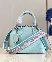 Fortok Louis Vuitton Alma BB Bag Blue M40302 23x17x11cm - 1