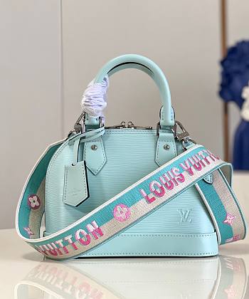 Fortok Louis Vuitton Alma BB Bag Blue M40302 23x17x11cm