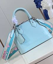 Fortok Louis Vuitton Alma BB Bag Blue M40302 23x17x11cm - 6