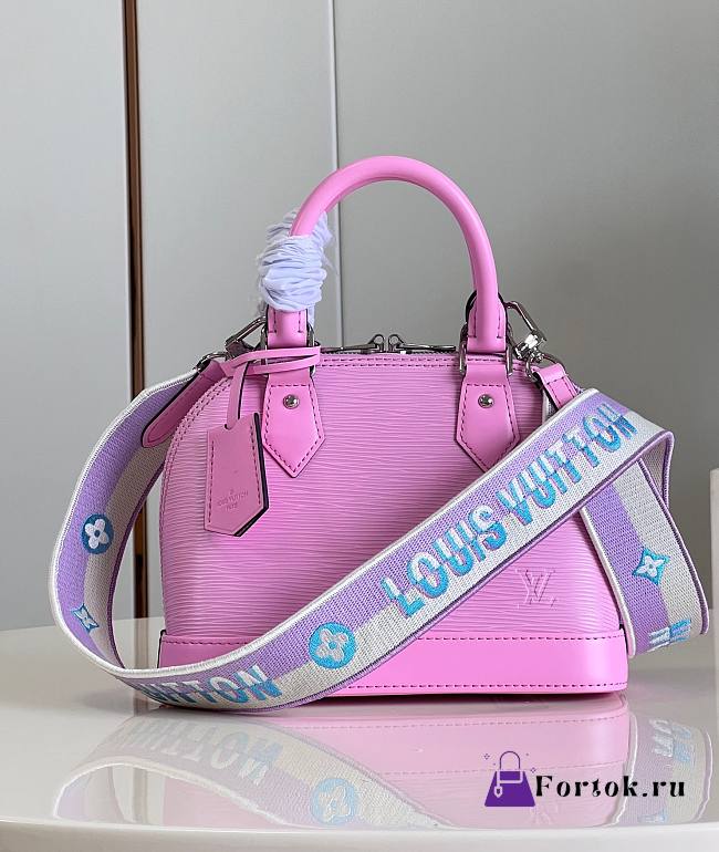 Fortok Louis Vuitton Alma BB Bag Pink M40302 23x17x11cm - 1