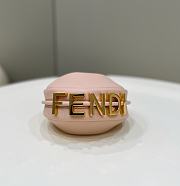 Fendi Nano Fendigraphy Light Pink Leather Bag 16.5x14x5cm - 6