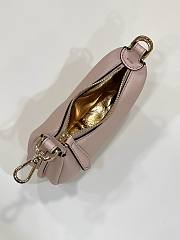 Fendi Nano Fendigraphy Light Pink Leather Bag 16.5x14x5cm - 3