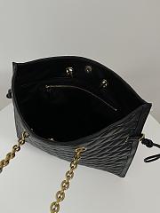 Fortok Saint Laurent Pochon Matelasse Bag in Black 42x36.5x1cm - 3