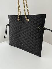 Fortok Saint Laurent Pochon Matelasse Bag in Black 42x36.5x1cm - 2