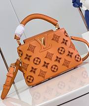 Fortok Louis Vuitton Capucines Mini Bag Saffron Yellow M22863 21x14x8cm - 1