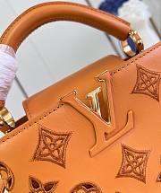 Fortok Louis Vuitton Capucines Mini Bag Saffron Yellow M22863 21x14x8cm - 6