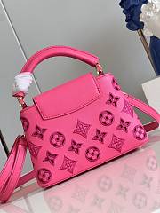Fortok Louis Vuitton Capucines Mini Bag Pink M22863 21x14x8cm - 3