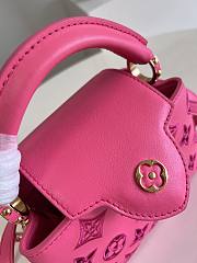 Fortok Louis Vuitton Capucines Mini Bag Pink M22863 21x14x8cm - 2