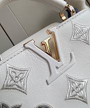 Fortok Louis Vuitton Capucines Mini Bag White M22863 21x14x8cm - 2