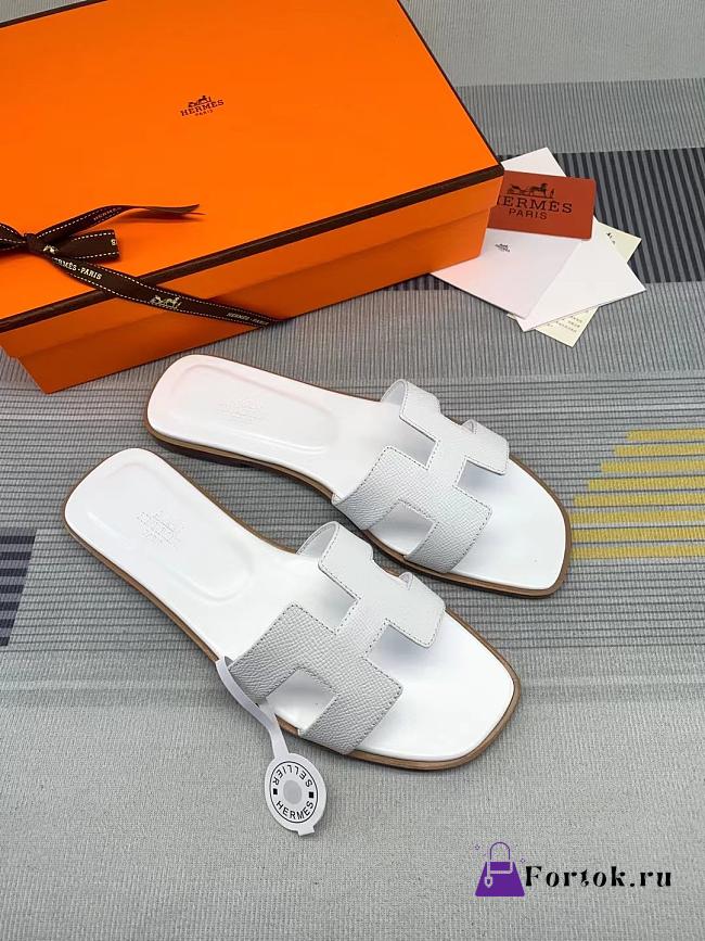 Fortok Hermes Oran Sandals White - 1