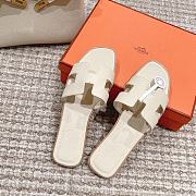 Fortok Hermes Oran Sandals Beige - 6