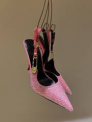 Fortok Versace Pointed-Toed High Heels Pink - 6