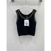 Fortok Chanel Tank Top Black  - 1