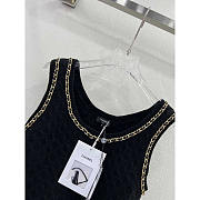 Fortok Chanel Tank Top Black  - 4