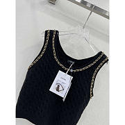 Fortok Chanel Tank Top Black  - 2